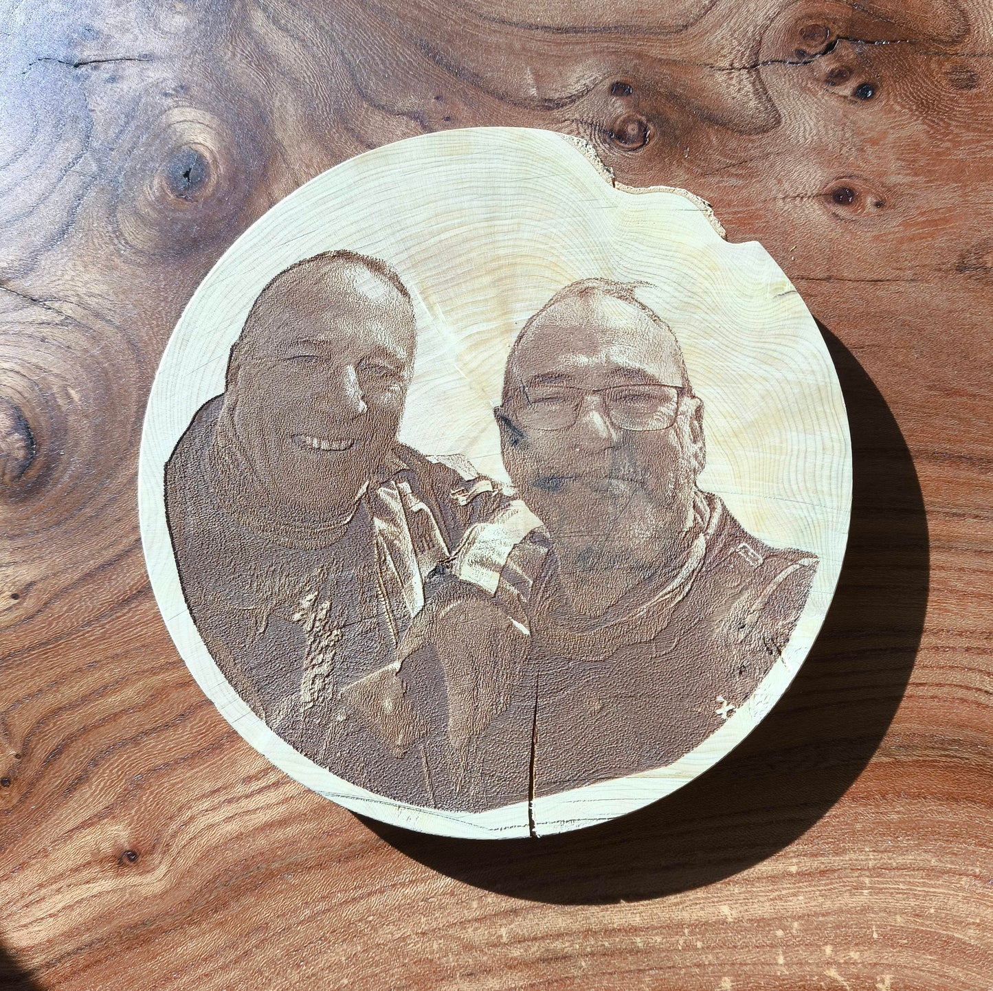 Sous-verres personnalisés en buis