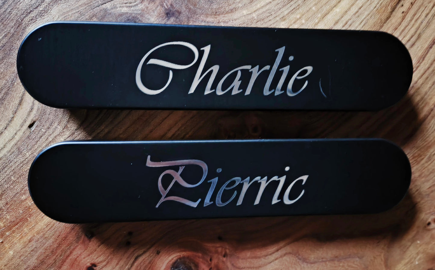 Stylo Clic-Clac Résine Époxy Bleu et Coquille d'Œuf