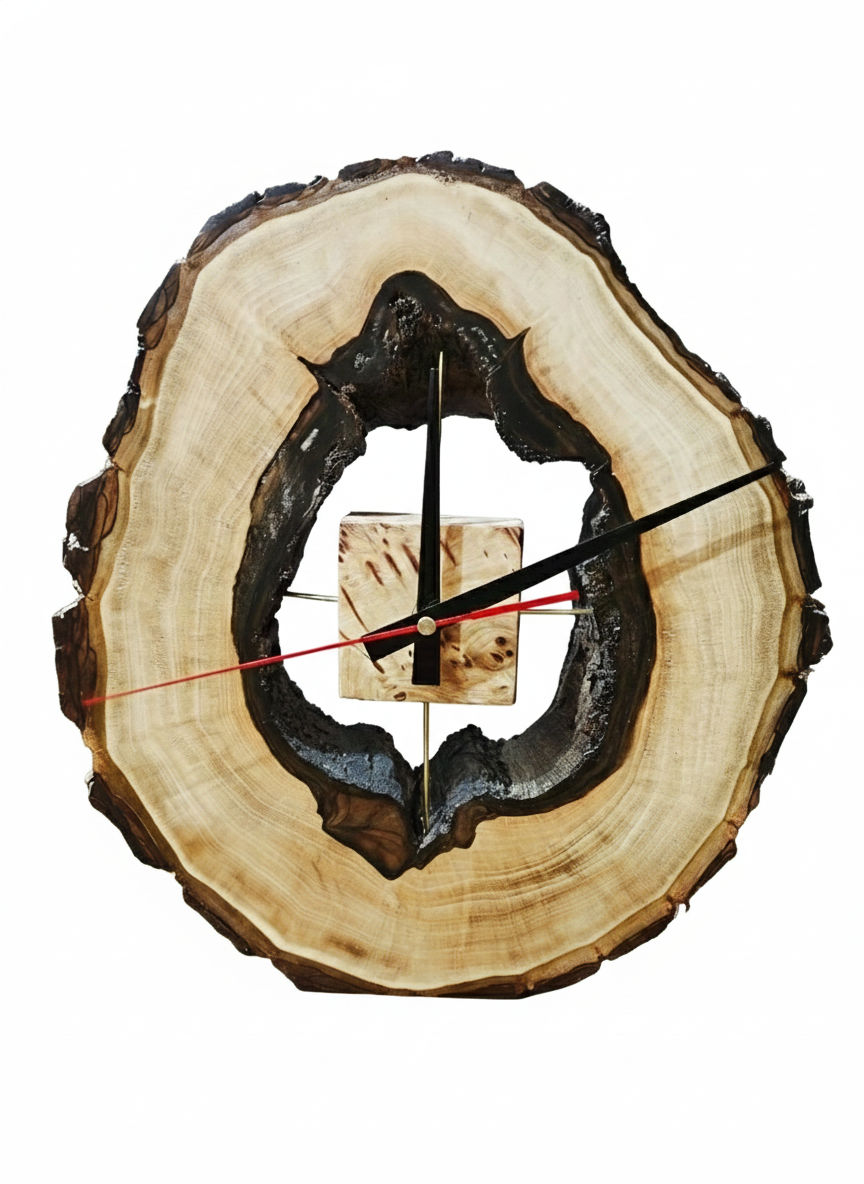 Horloge en Chêne Massif