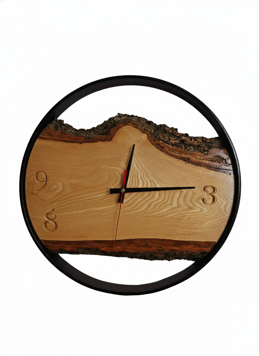 Horloge en Frêne