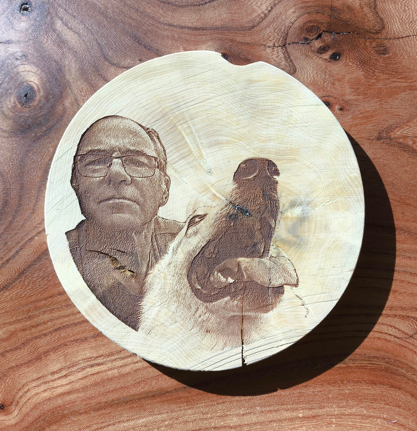 Sous-verres personnalisés en buis