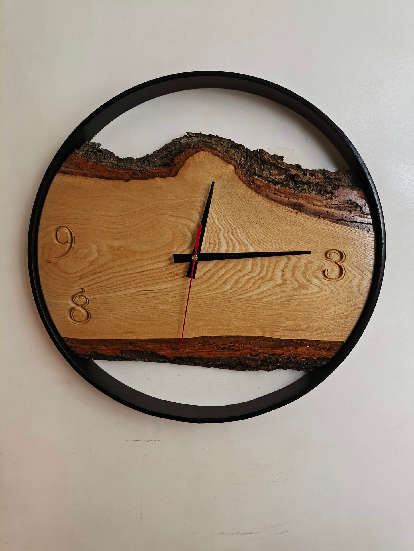 Horloge en Frêne