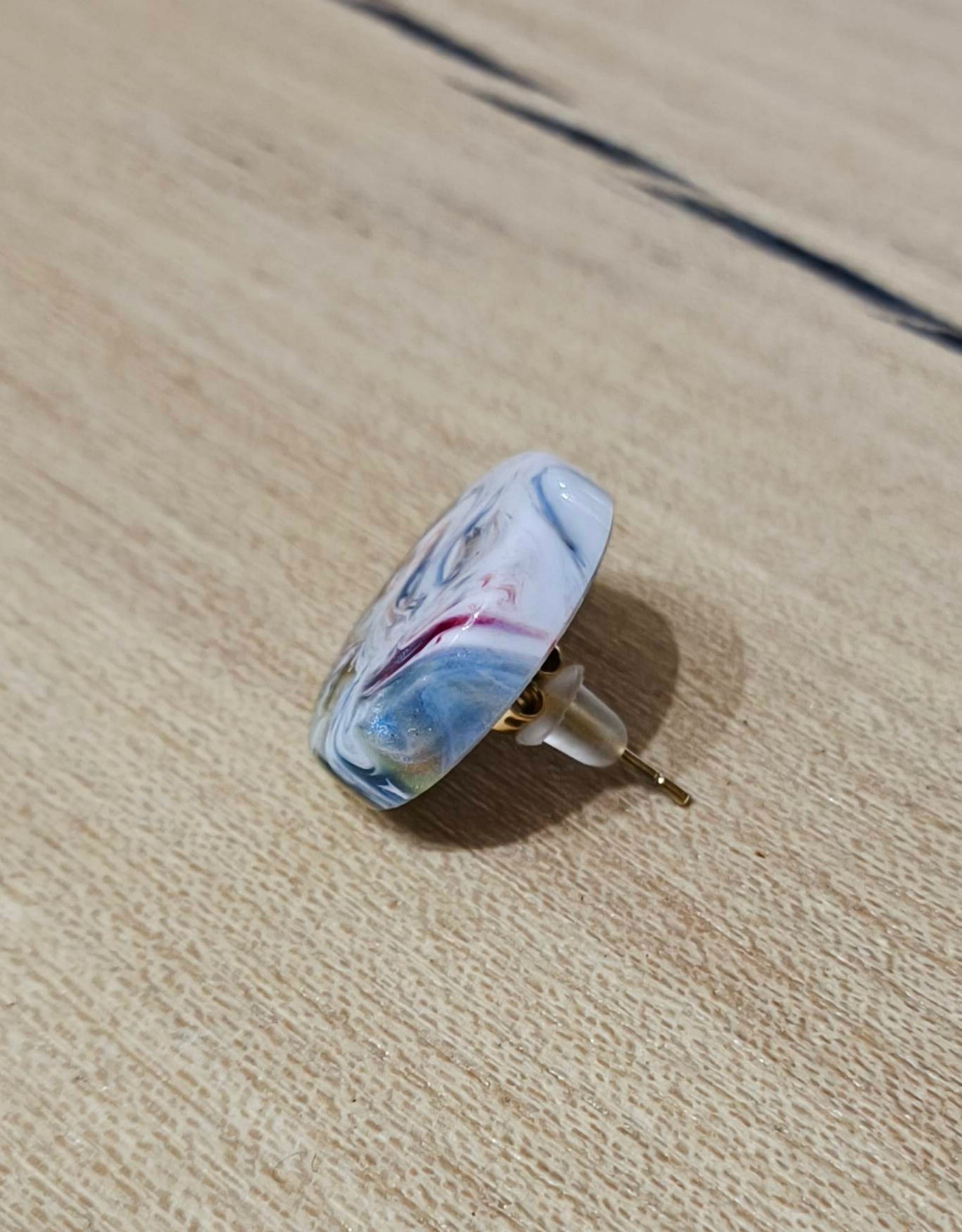 Boucles d'Oreilles Résine Époxy