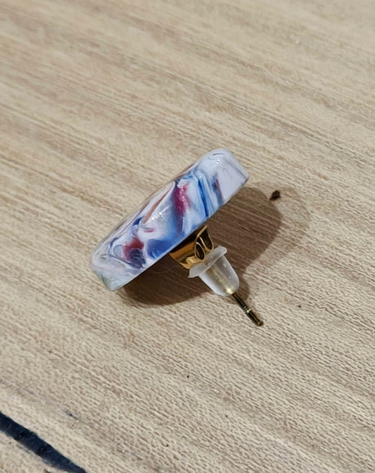 Boucles d'Oreilles Résine Époxy