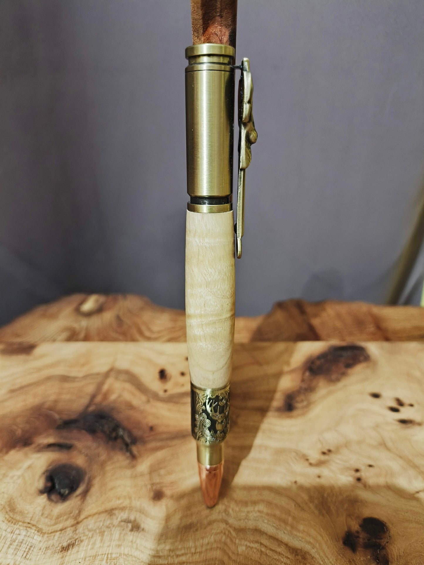 Stylo Bille Chasse Avec tête de Cerf