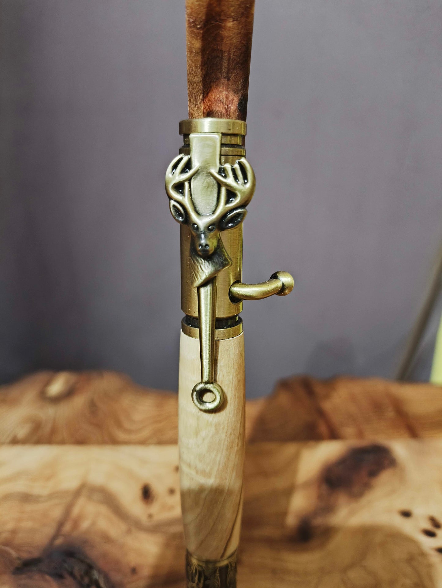 Stylo Bille Chasse Avec tête de Cerf
