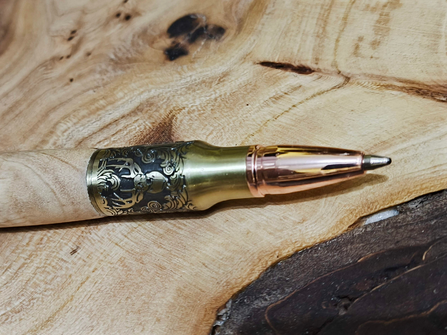 Stylo Bille Chasse Avec tête de Cerf